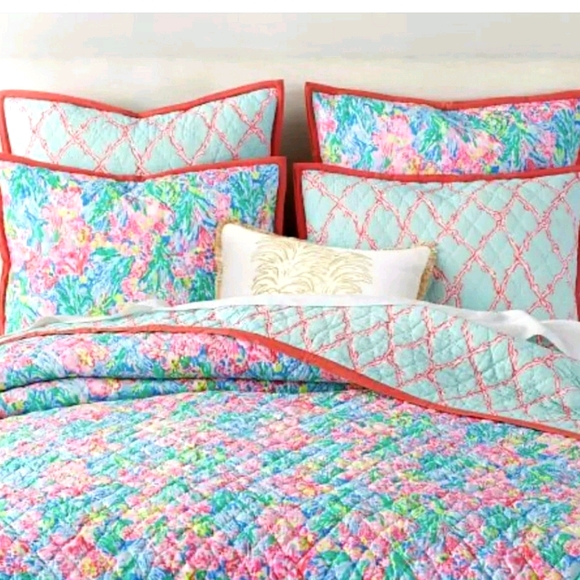 lilly pulitzer euro sham